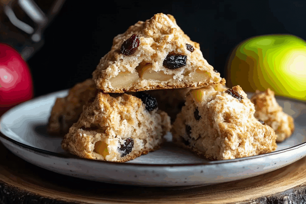 Apple Cinnamon Raisin Scones