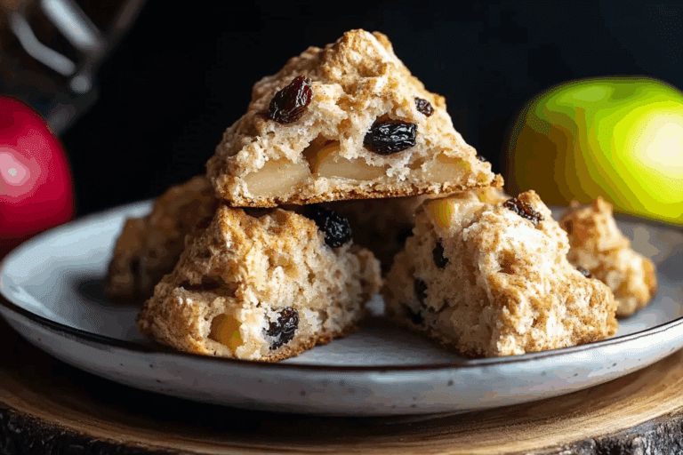 Apple Cinnamon Raisin Scones