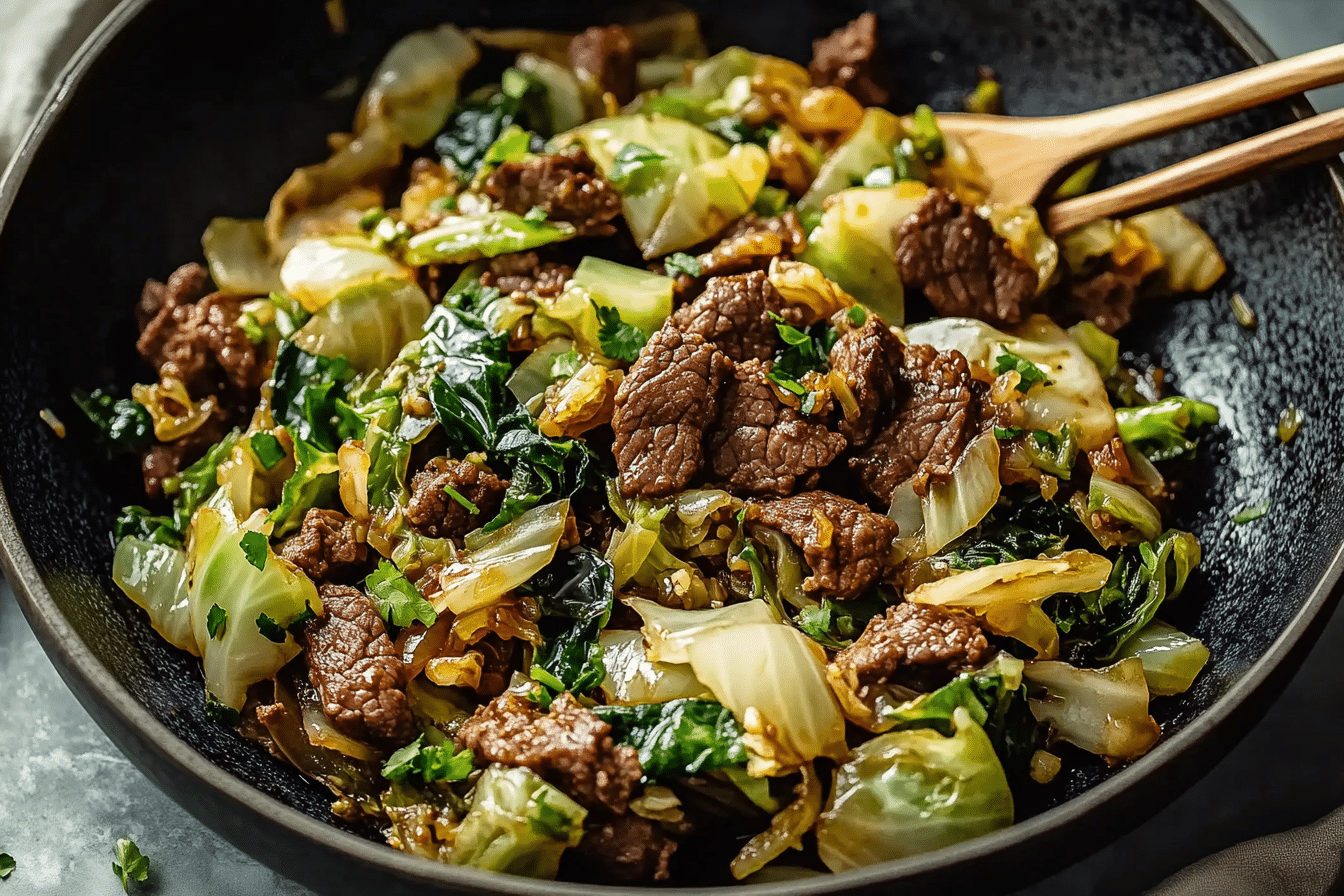 Beef Cabbage Stir Fry