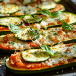 Zucchini Pizza Boats