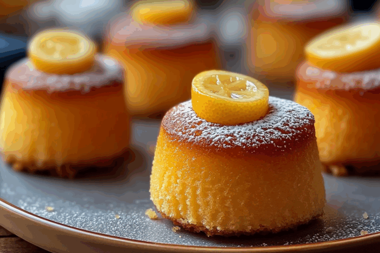 Mini Brown Butter Lemon Cakes