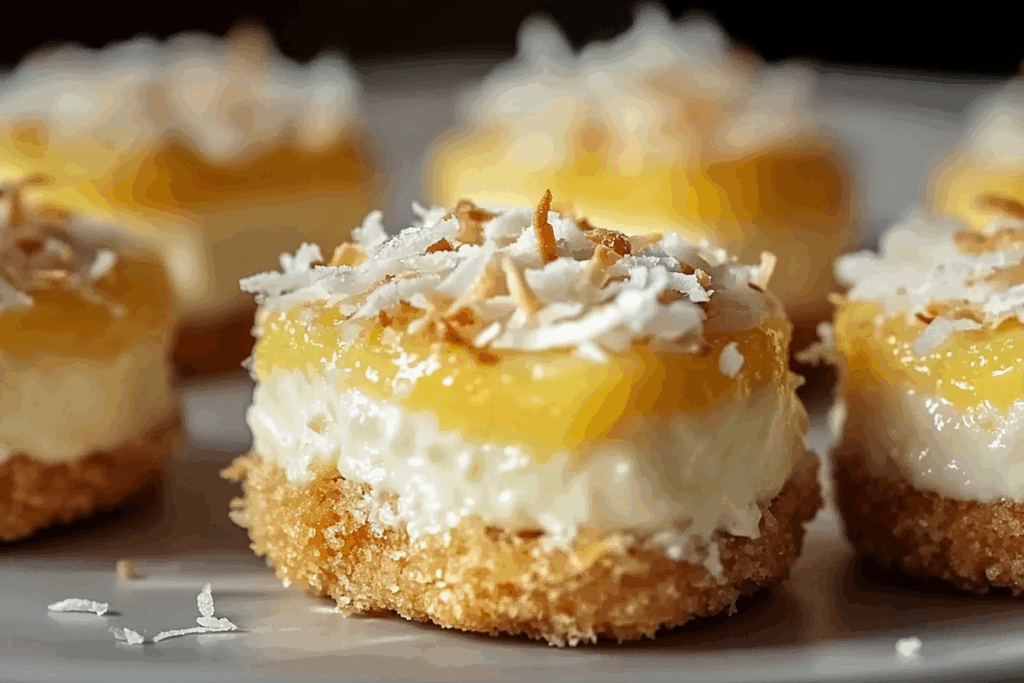 Lemon Coconut Cheesecake Cookies