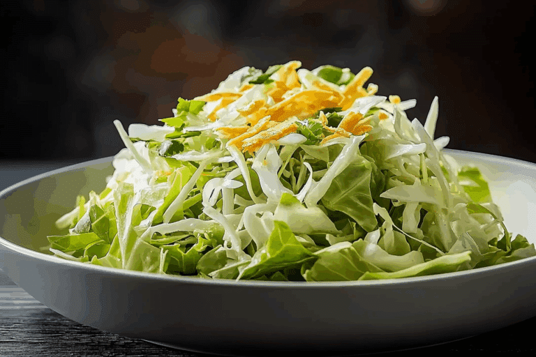 Easy Crunchy Asian Cabbage Slaw with Addictive Sesame Dressing