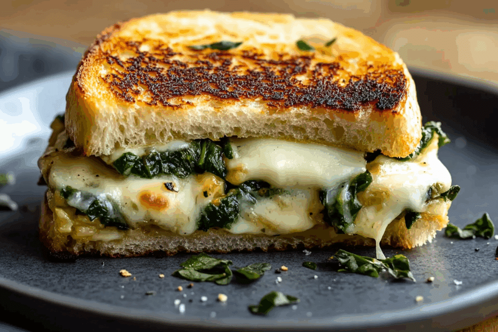 Spanakopita Cheese Melt (Gluten-Free)