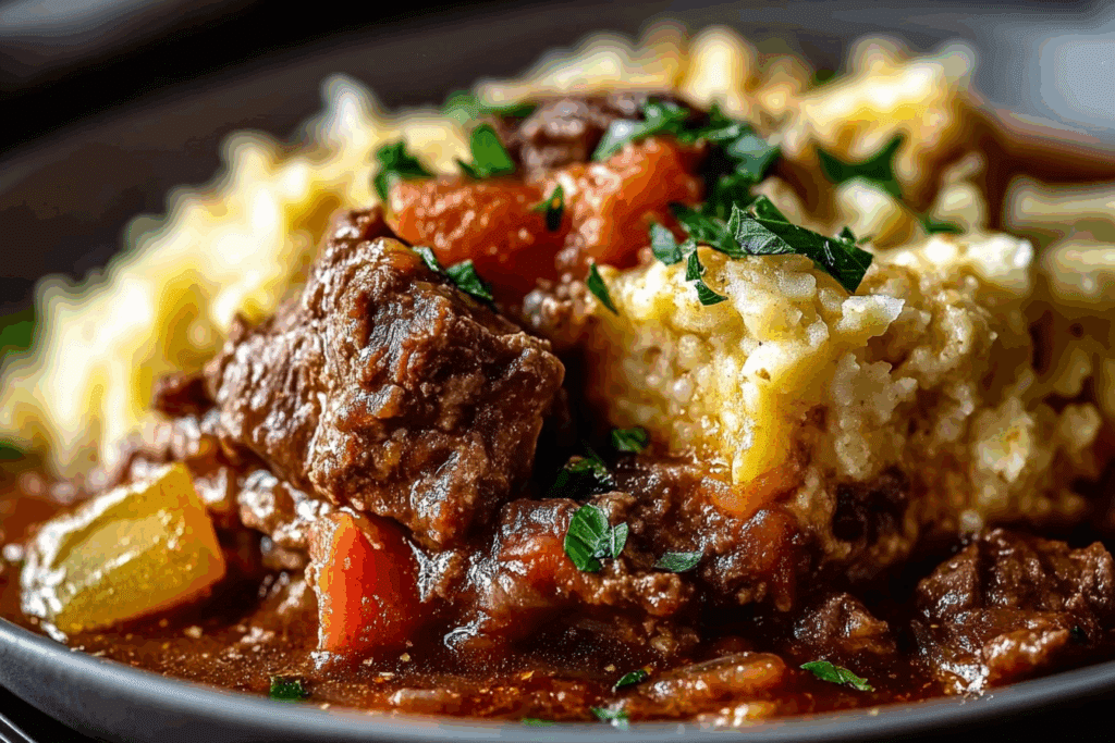 Slow Cooked Summer Beef Casserole