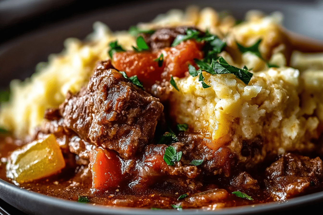 Slow Cooked Summer Beef Casserole