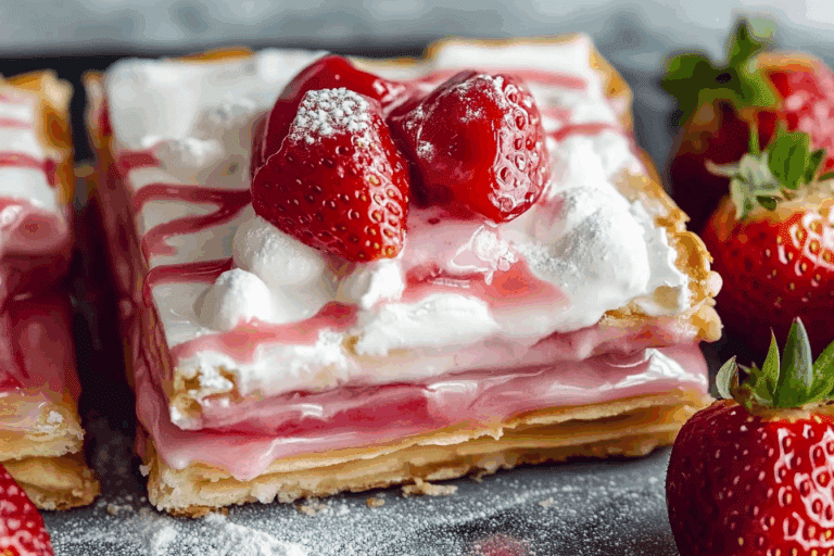 Giant Strawberry Pop Tart