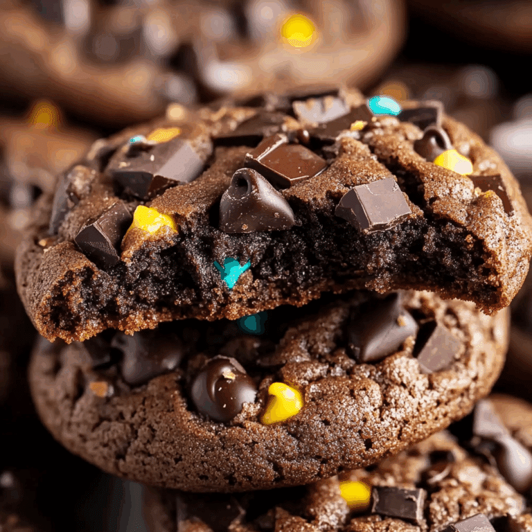 Double Chocolate Birthday Cookies