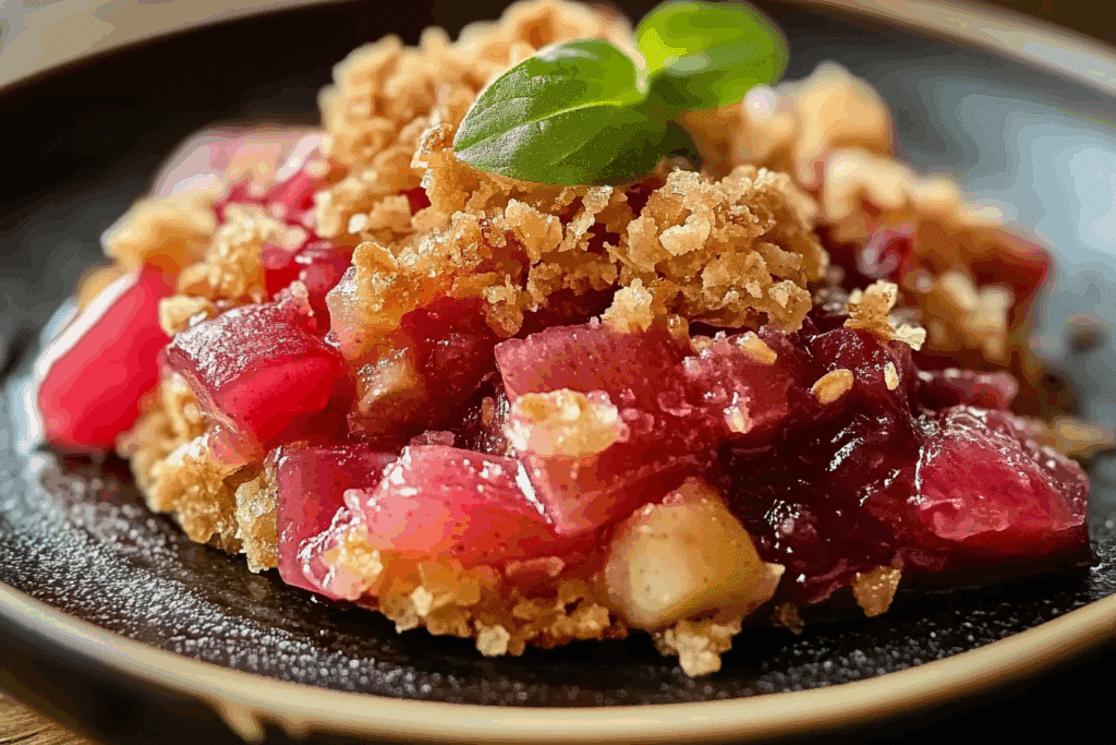 Rhubarb Crunch