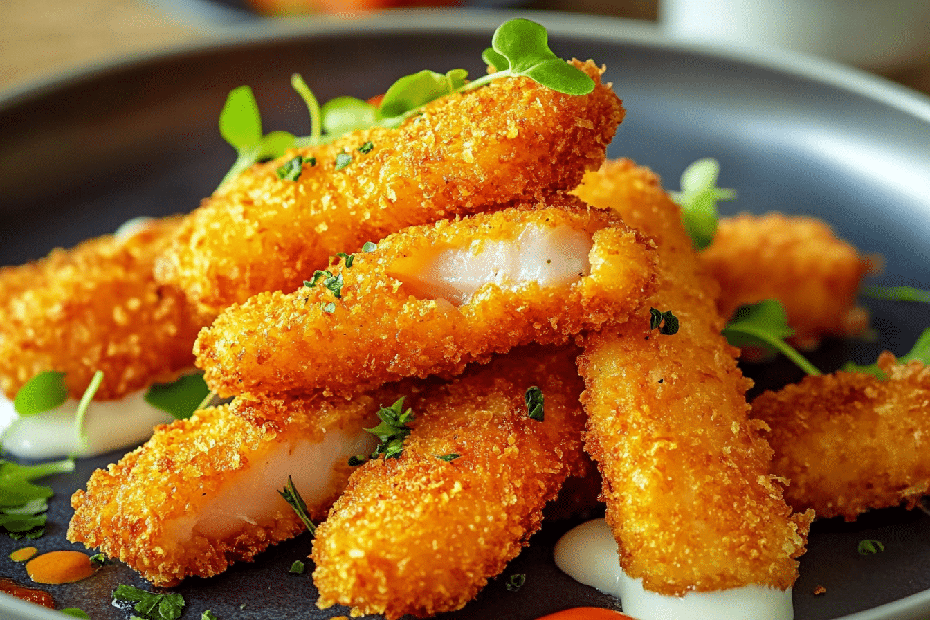 Homemade Salmon Fish Fingers