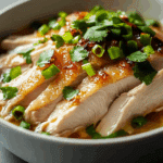 Cantonese White Cut Poached Chicken