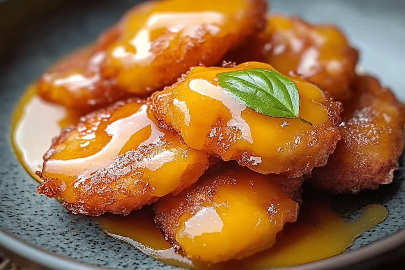 Delicious Fresh Peach Fritters