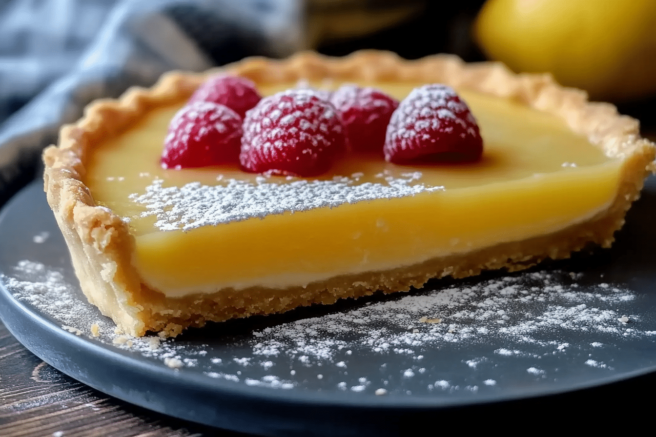 Easy Crustless Lemon Tart