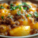 Crockpot Hamburger Potato Casserole