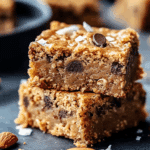 Vegan Almond Coconut Blondies