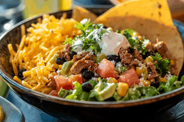 Bubbly Taco Salad Bowl Recipe