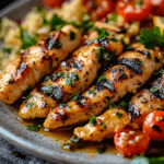 Greek-Style Grilled Chicken Tenders