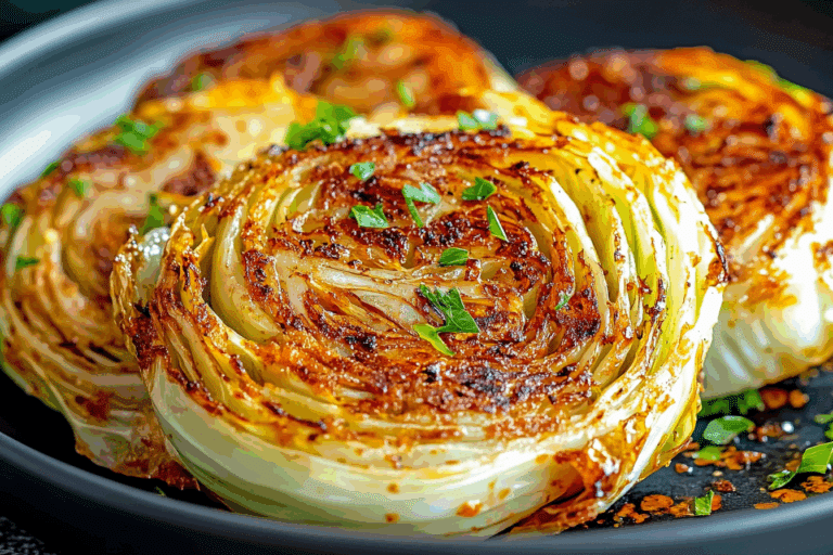 Air Fryer Cabbage Steaks