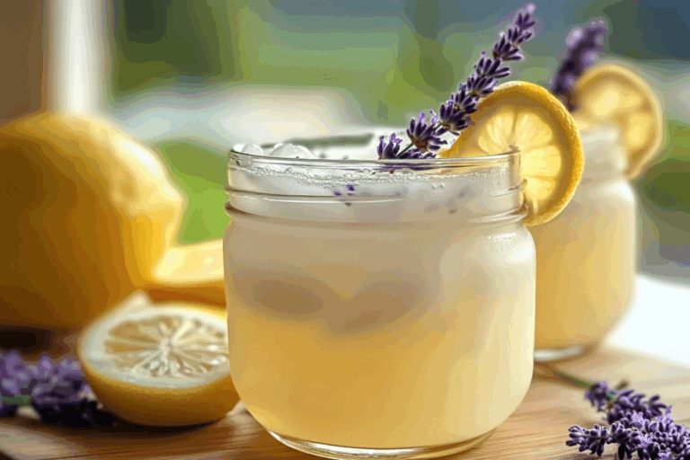 Coconut Lavender Lemonade Mocktail