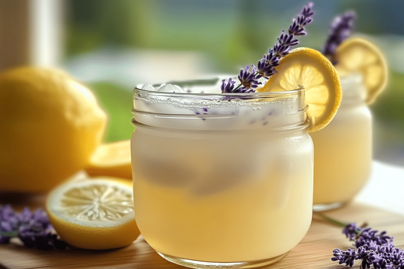 Coconut Lavender Lemonade Mocktail