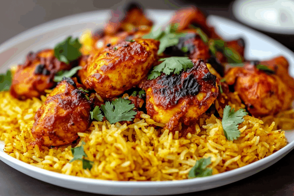 One-Pan Tandoori Chicken and Rice