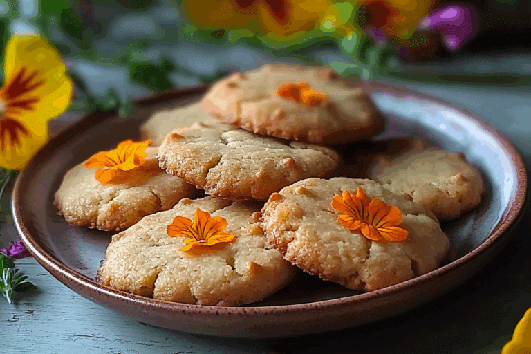 Nasturtium Cookie Recipe