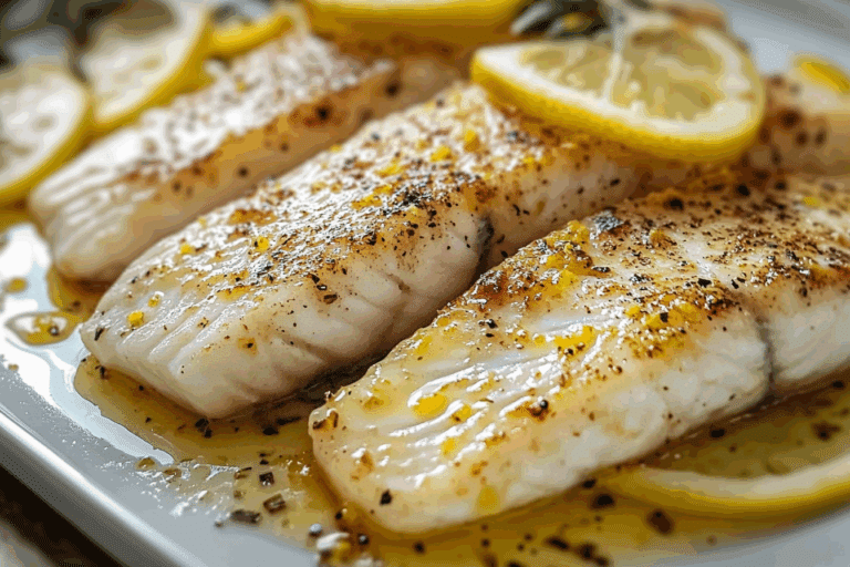 Zesty Lemon Butter Fish Fillet