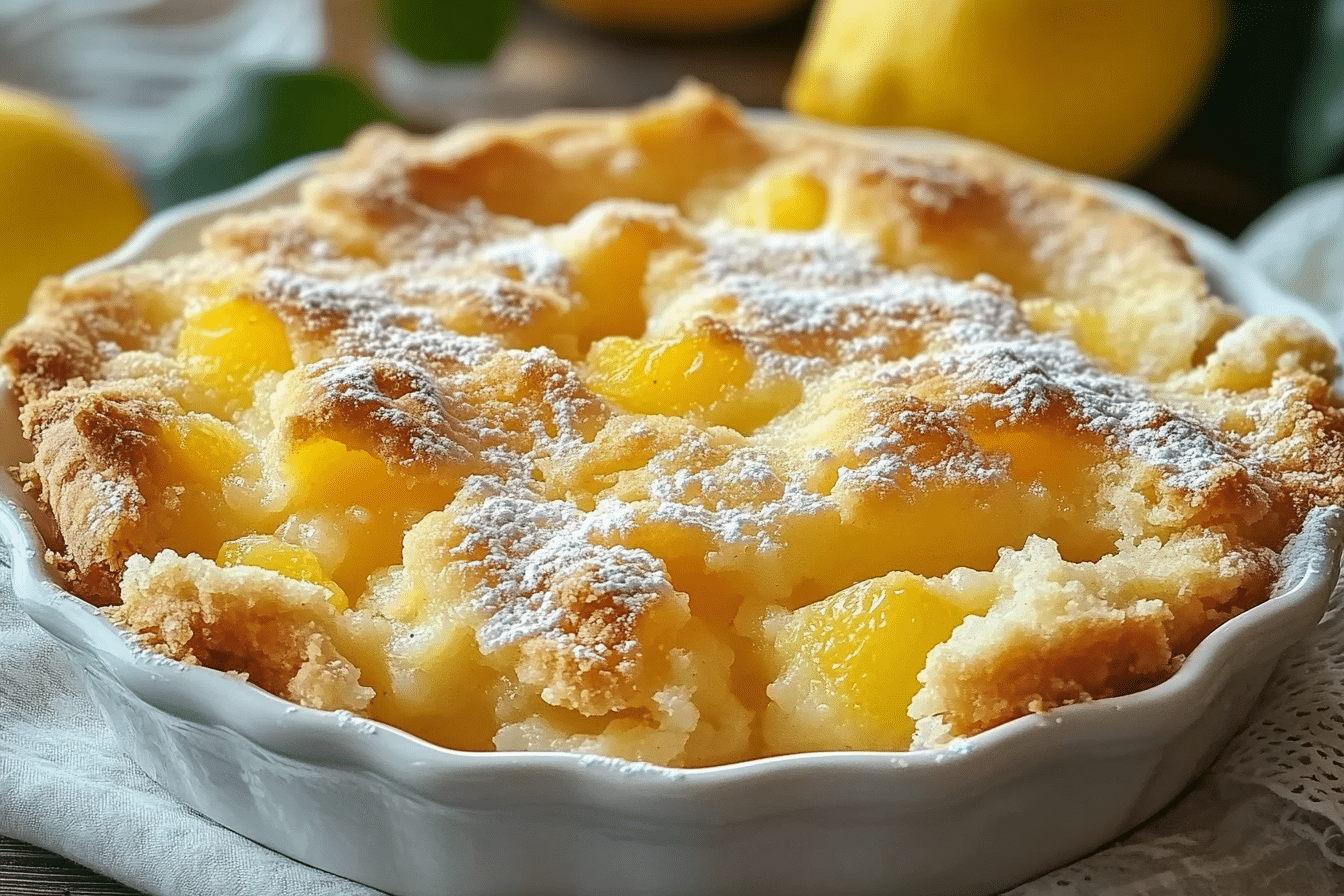 Magic Lemon Cobbler
