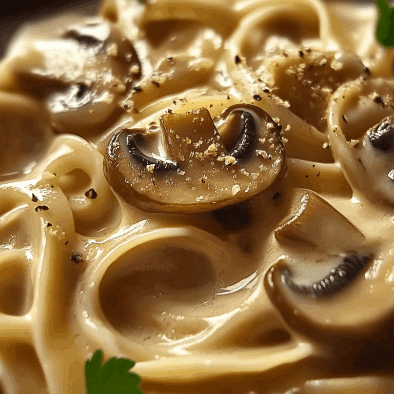 Creamy Miso Mushroom Pasta