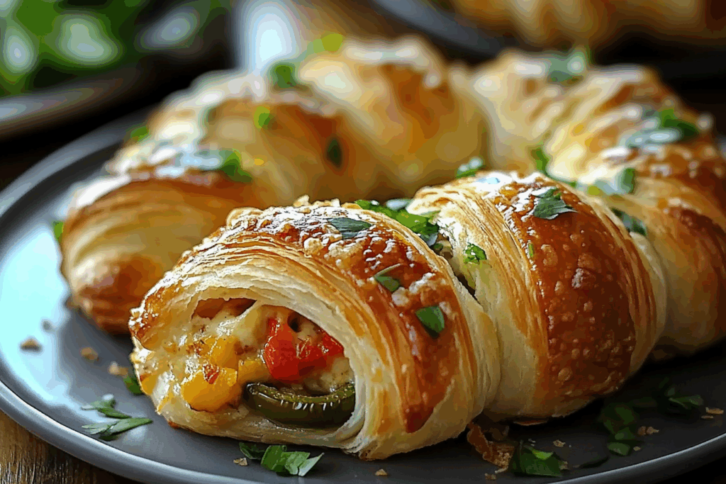 Jalapeno Popper Crescent Roll Ring