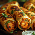 Chicken Tikka Paratha Rolls