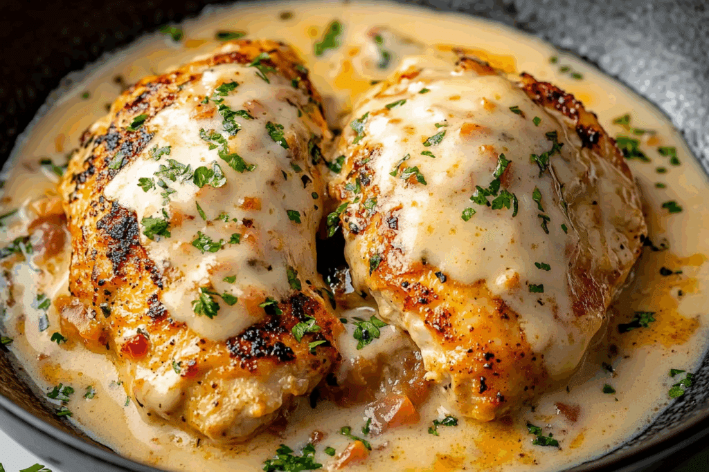 Baked Queso Chicken