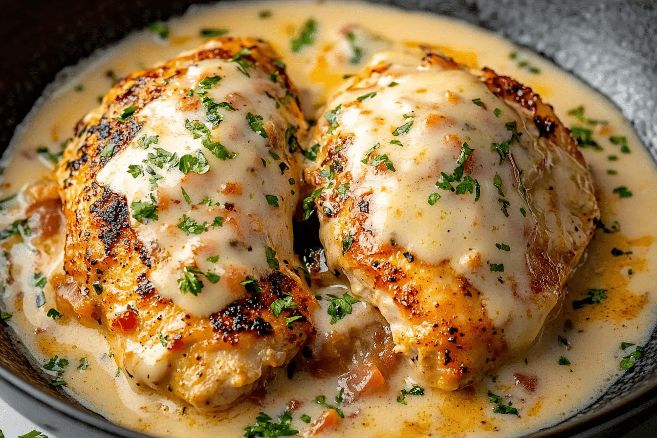 Baked Queso Chicken
