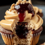 Peanut Butter and Jelly Cupcakes