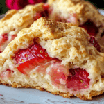 Strawberry Rhubarb Scones