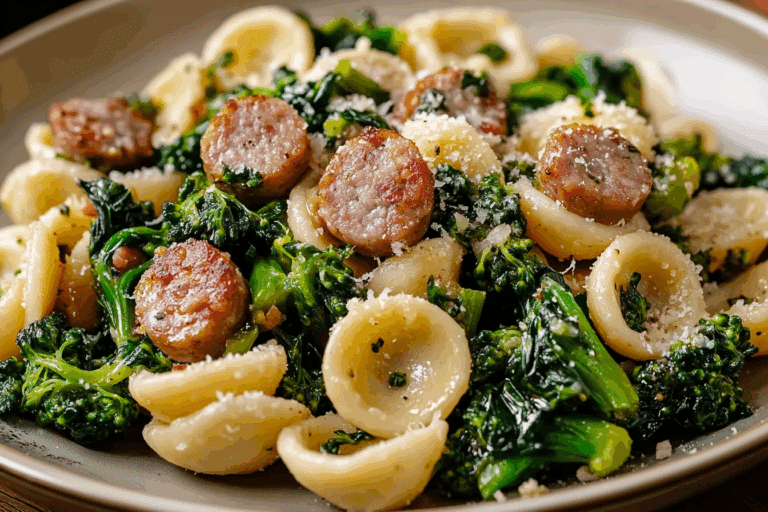 Orecchiette with Sausage and Broccoli Rabe