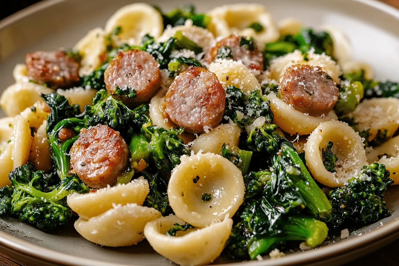 Orecchiette with Sausage and Broccoli Rabe