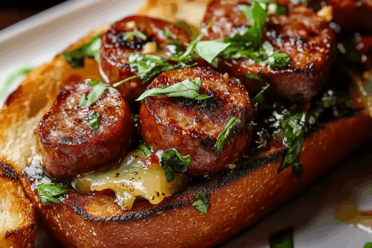 Toasted Tuscan Sausage Sandwich