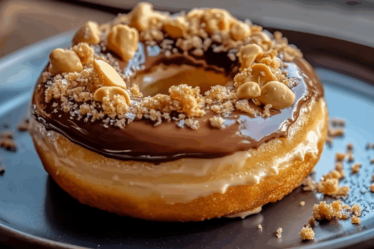 Peanut Butter Cheesecake Donut