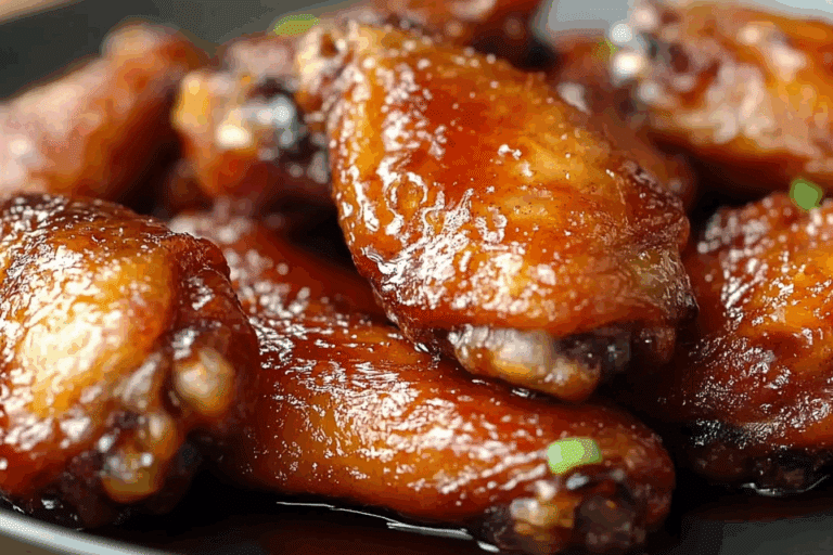 Crispy Honey Sriracha Chicken Wings