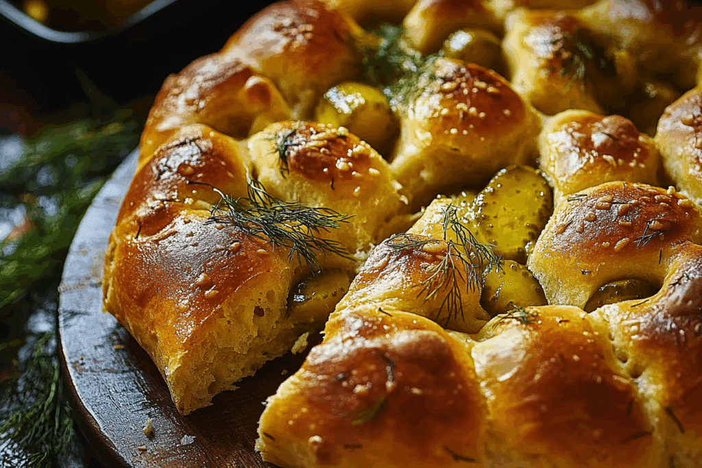Dill Pickle Focaccia