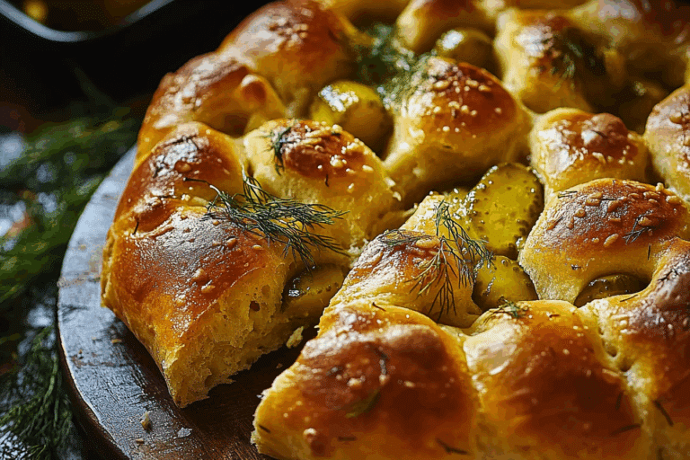 Dill Pickle Focaccia