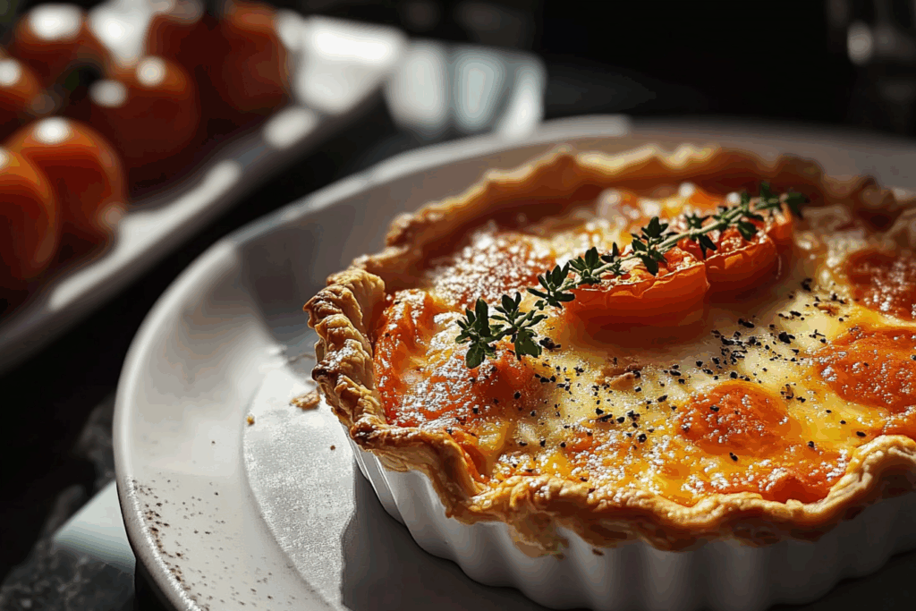Cheesy Tomato Pie