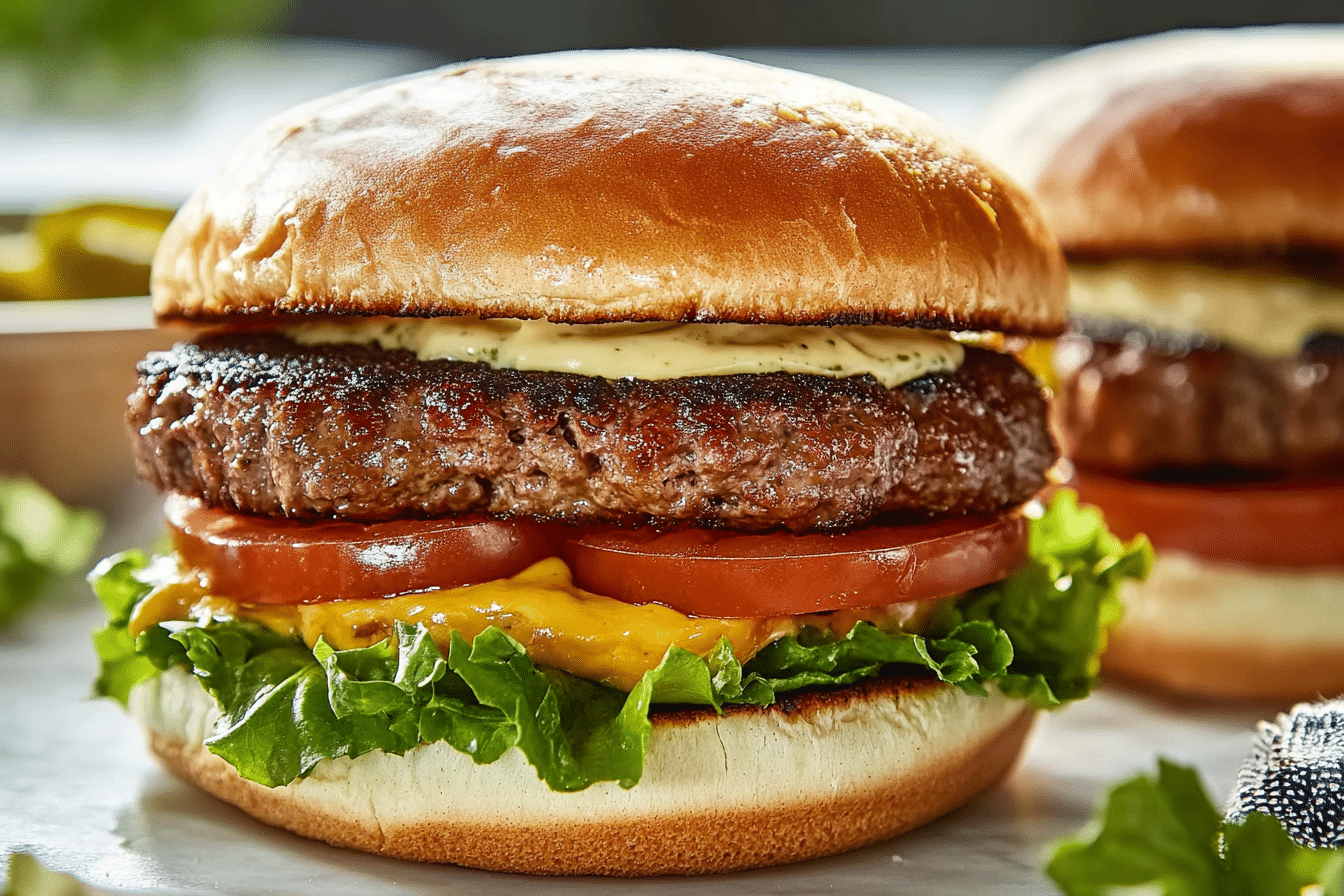 Homemade Sonic Double Smasher Burger