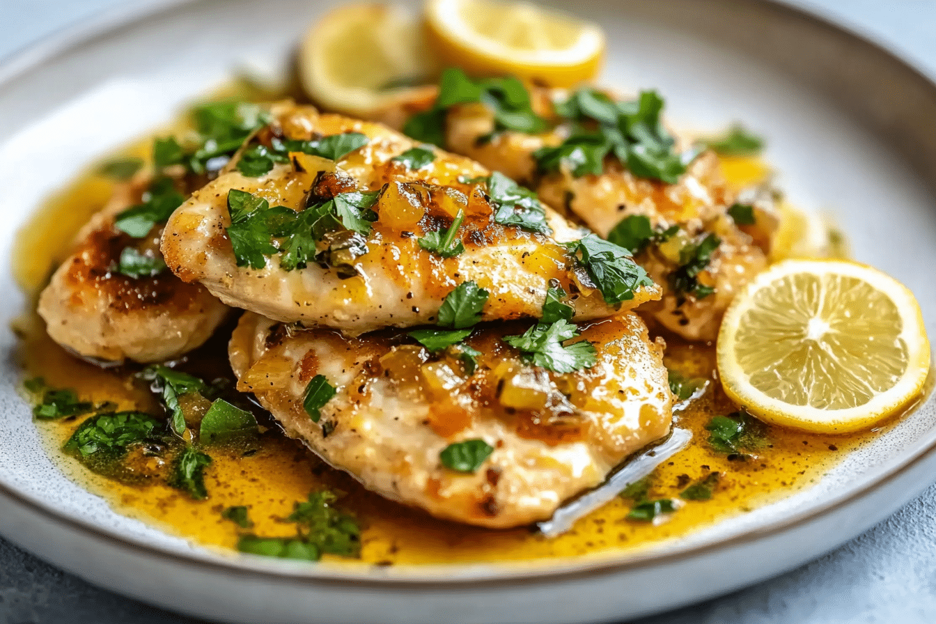 Spicy Brown Butter Chicken Piccata