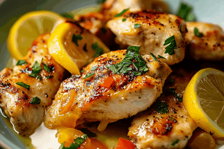 Lebanese Lemon Garlic Chicken
