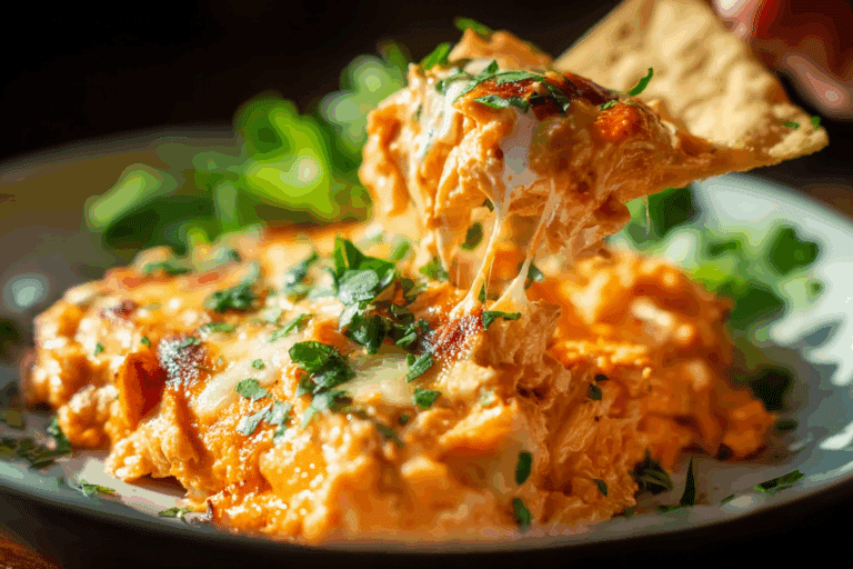 Smoked Buffalo Chicken Dip