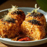 Kimchi Cheese Rice Balls (Crispy, Spicy & Cheesy!)