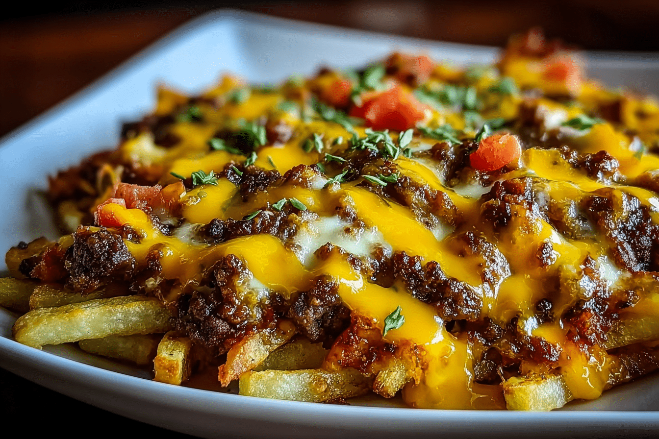 Cheeseburger French Fry Casserole