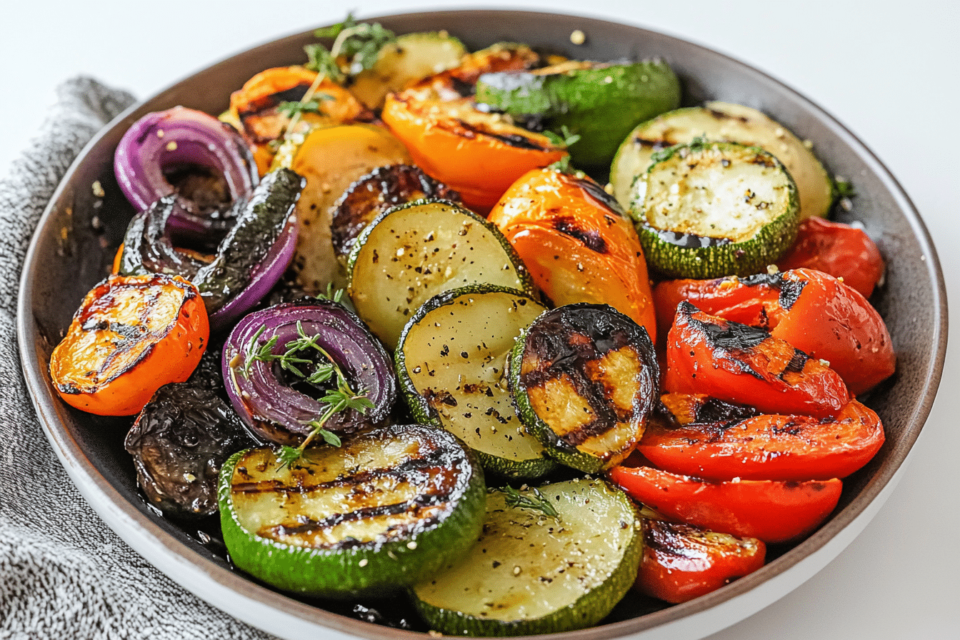 Grilled Vegetables with Balsamic Marinade